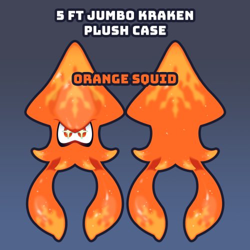 Orange Squid Kraken Case