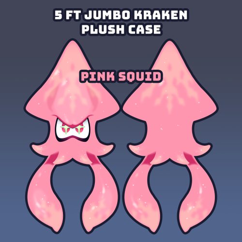 Pink Squid Kraken Case