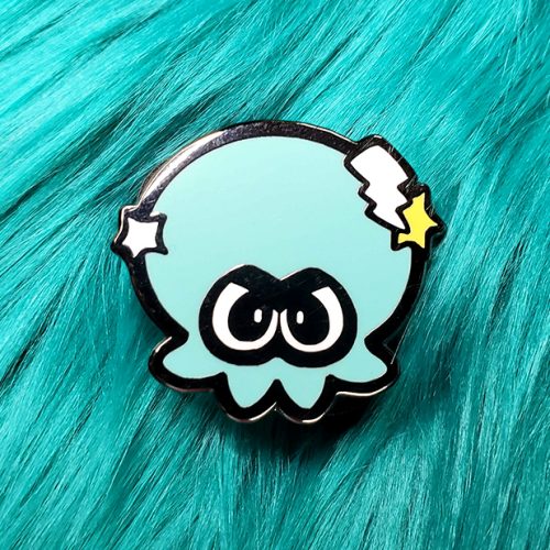 Flavored Ink - Lightning Octo Enamel Pin