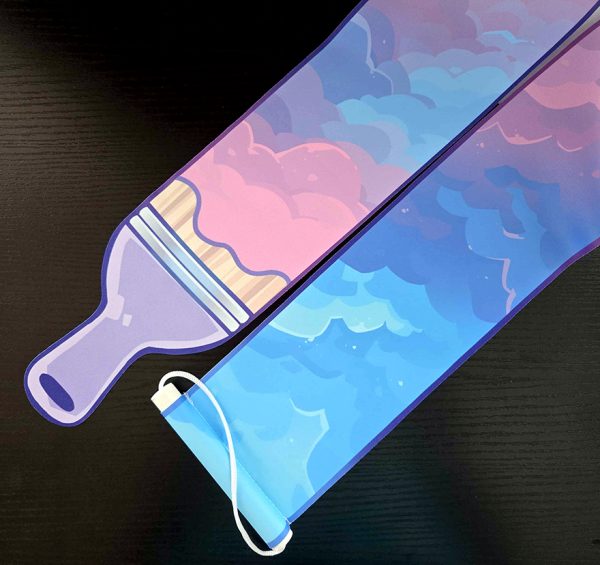 Clouds Brush Pin Banner