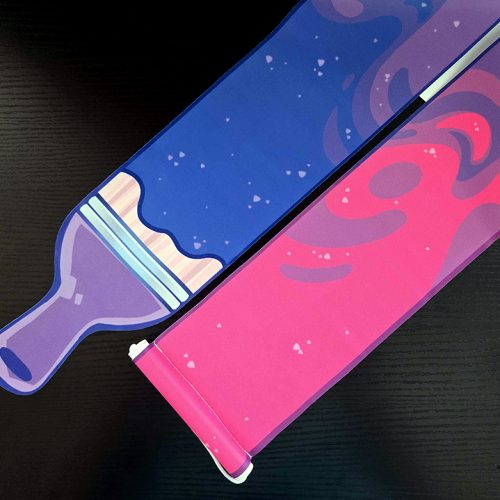 Bi Pride Brush Pin Banner