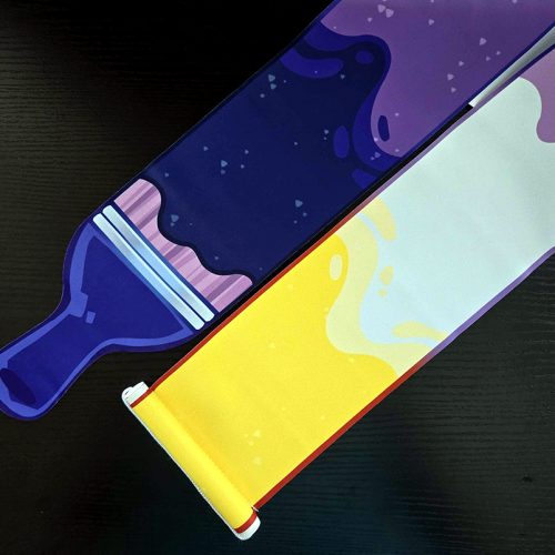 Non-binary Pride Brush Pin Banner