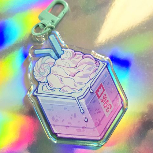 Food Cube Charm - Fairy Milkshake