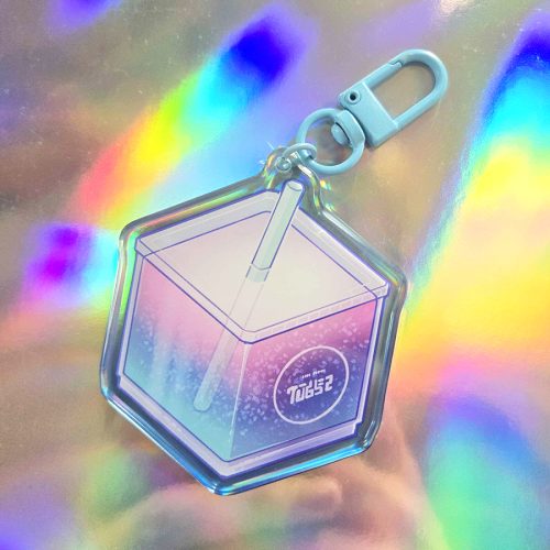 Food Cube Charm - Rainbow Soda