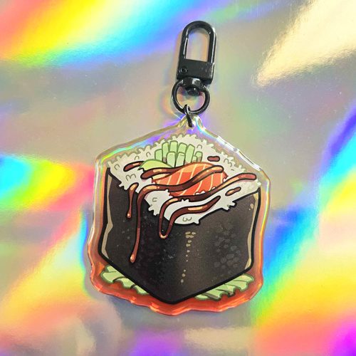 Food Cube Charm - Sushi Roll