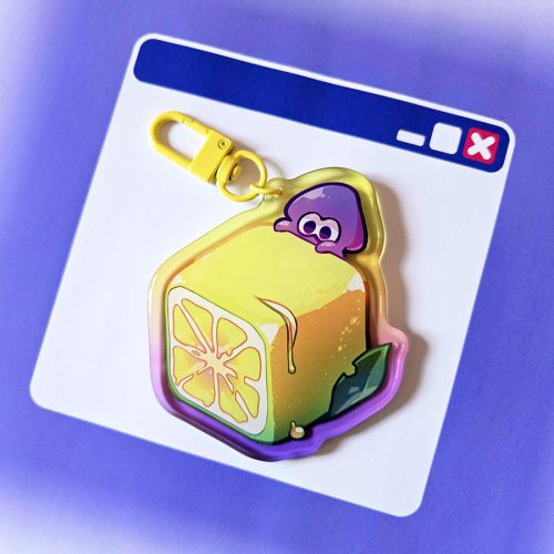 Splatfest Cube Charms - Team Sour