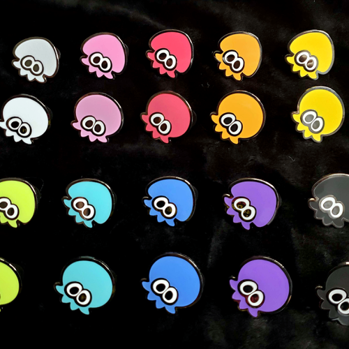 Plain Ink Enamel Pin