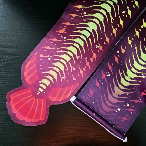 Crimson Cut Pin Banner