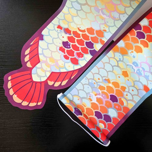 Koi Scale Pin Banner