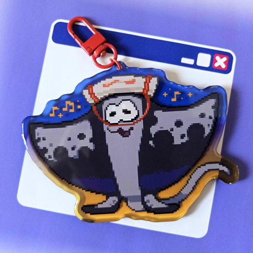 Big Man Pixel Charm