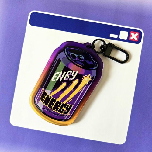 Pride Sips - Enby Energy Charm