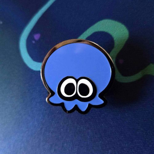 Flavored Ink Plain Blue Octo Pin