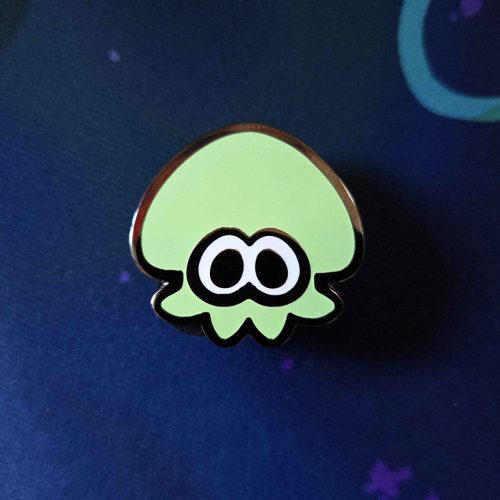 Flavored Ink Plain Green Squid Pin
