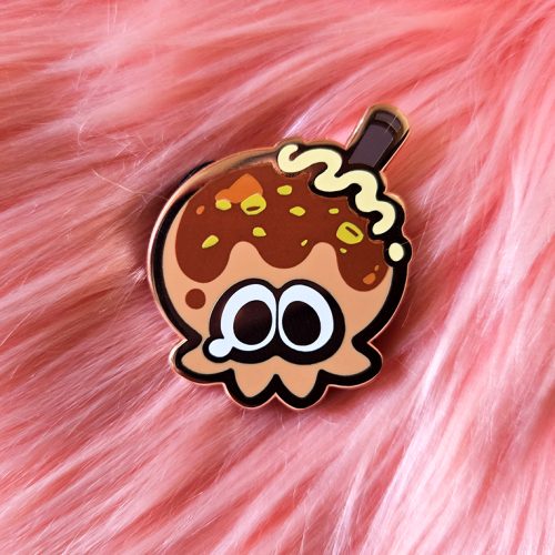 Flavored Ink - Fried Octo Enamel Pin
