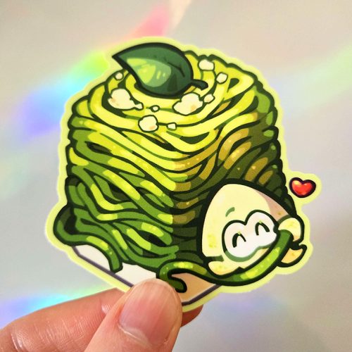 Pasta Splatfest Cube Sticker
