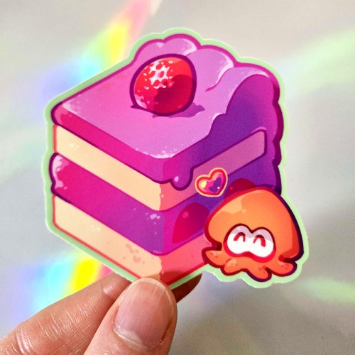 Sweet Splatfest Cube Sticker