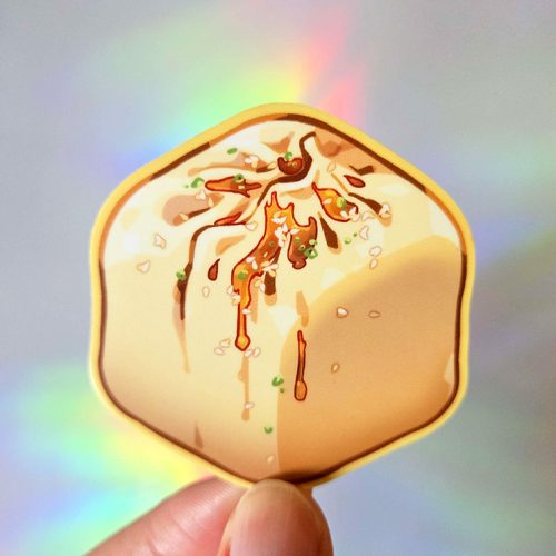Dumpling Cube Sticker