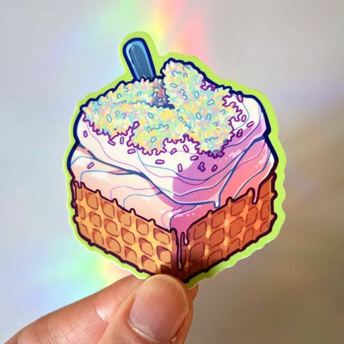 Sprinkle Froyo Cube Sticker