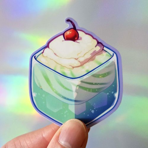 Soda Float Cube Sticker
