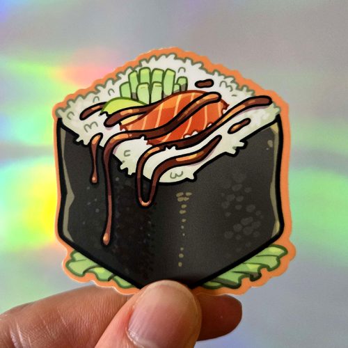 Sushi Cube Sticker