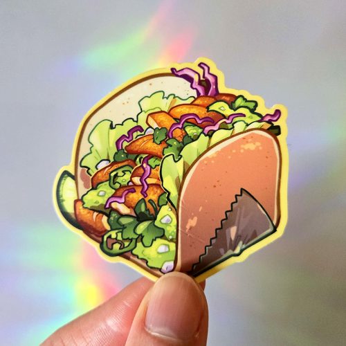 Taco Cube Sticker