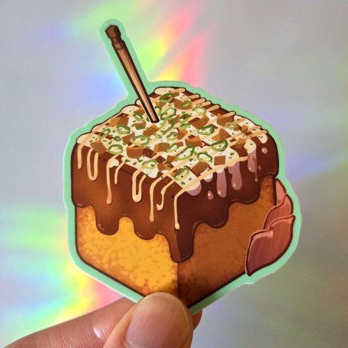 Takoyaki Cube Sticker