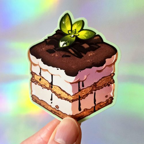 Tiramisu Cube Sticker