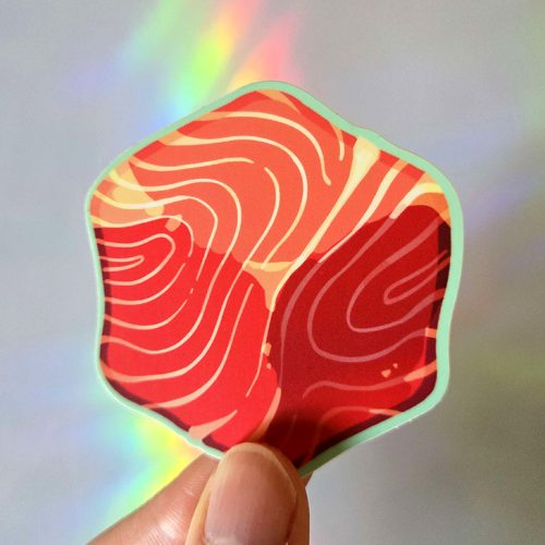 Tuna Cube Sticker