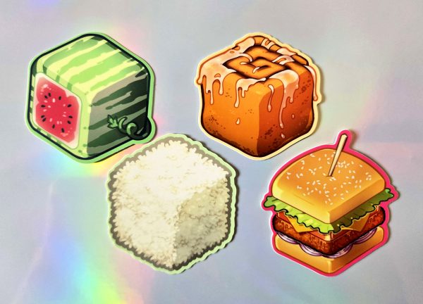 Plain Rice Cube Sticker - Image 3