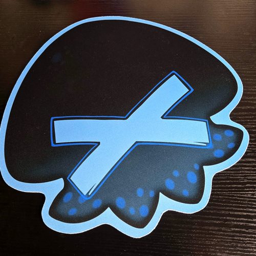Splatted Squid Mousepad