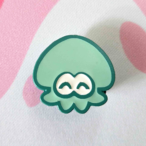 Flavored Ink Sweet Mint Squid Pin