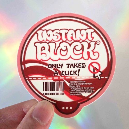 Instant Block Noodles Sticker