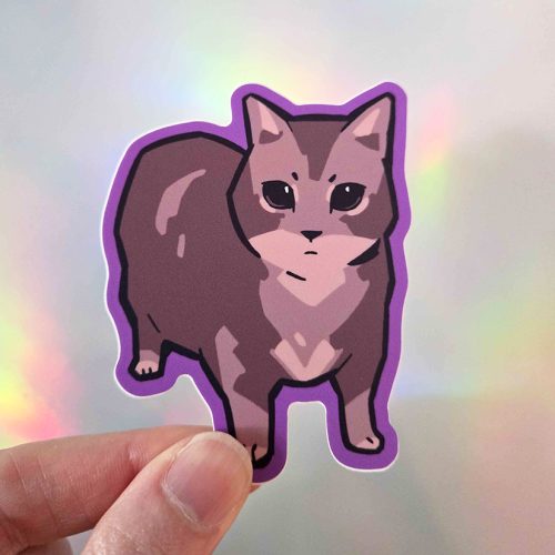 o ii a ii Cat Sticker
