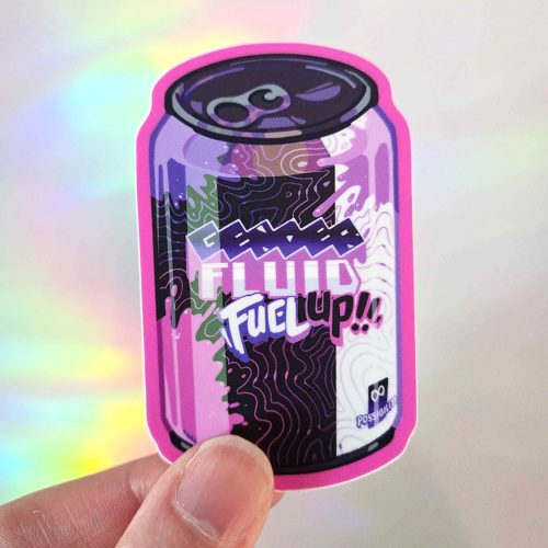 Pride Sips: Genderfluid Fuel-Up Sticker