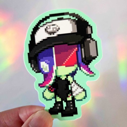 Dedf1sh Acht Pixel Sticker