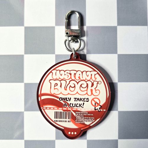 Instant Block Noodle Cup Charm