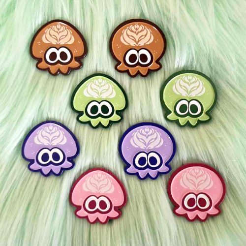 Flavored Ink Lattes Pins