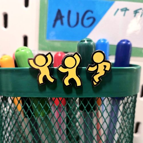Anon Online Instant Messenger Mini Pin Set
