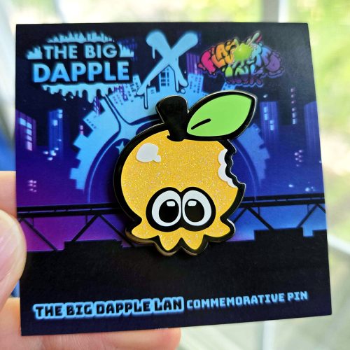 The Big Dapple LAN Enamel Pin - Golden Gala Ed.