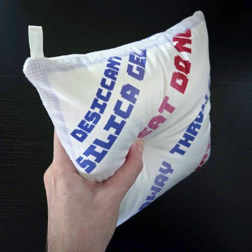 Silica Gel Packet Mini Pillow Plush Case