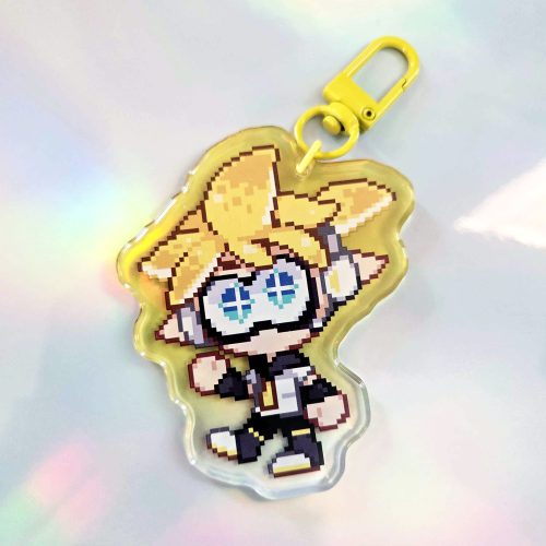 Inkling Len Pixel Charm