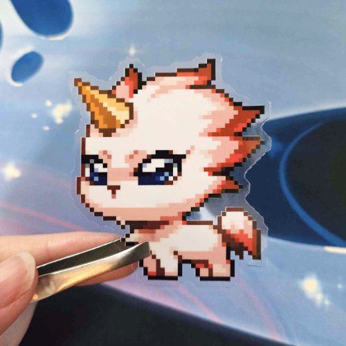Cellion Pixel Clear Sticker