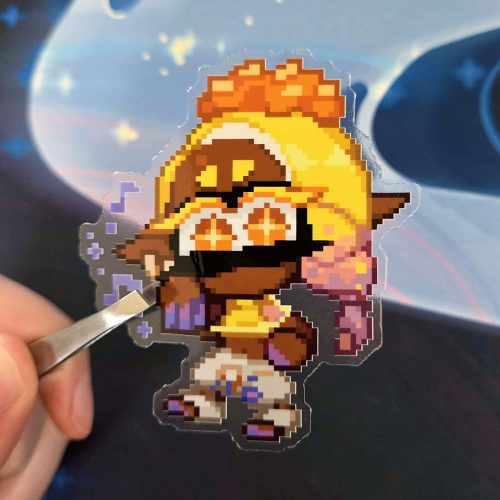 Frye Pixel Clear Sticker