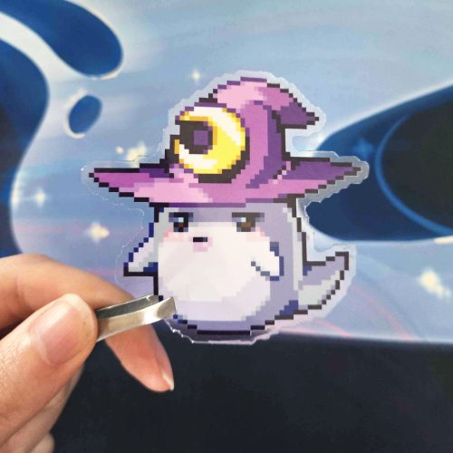 Lunar Pixie Pixel Clear Sticker
