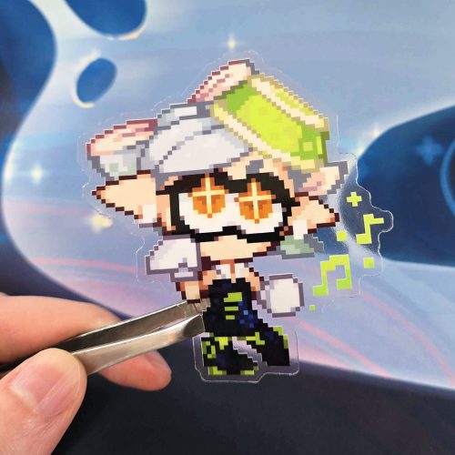 Marie Pixel Clear Sticker