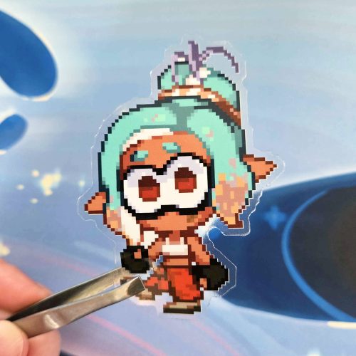 Mechanic Inkling Pixel Clear Sticker