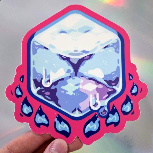Melt Ice Jumbo Sticker